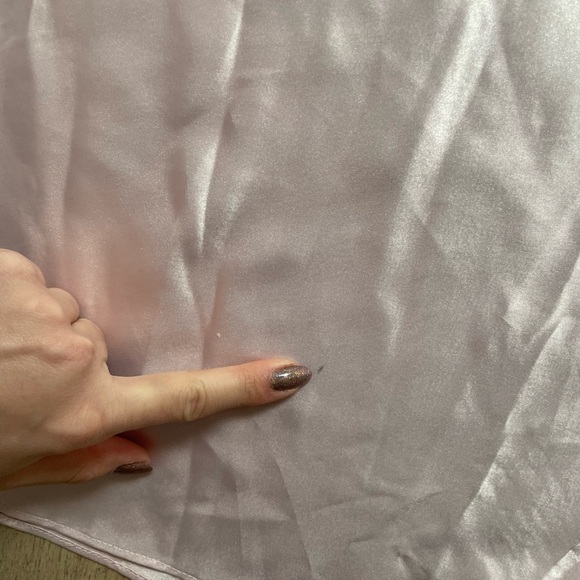 Vintage Barbizon Baby Pink Slip Dress w/White Lace - Picture 7 of 10